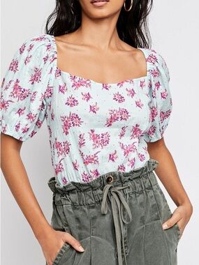 Free People Angela bodysuit Small